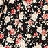 Ditsy Floral Print Frill Trim Dress Without Belt